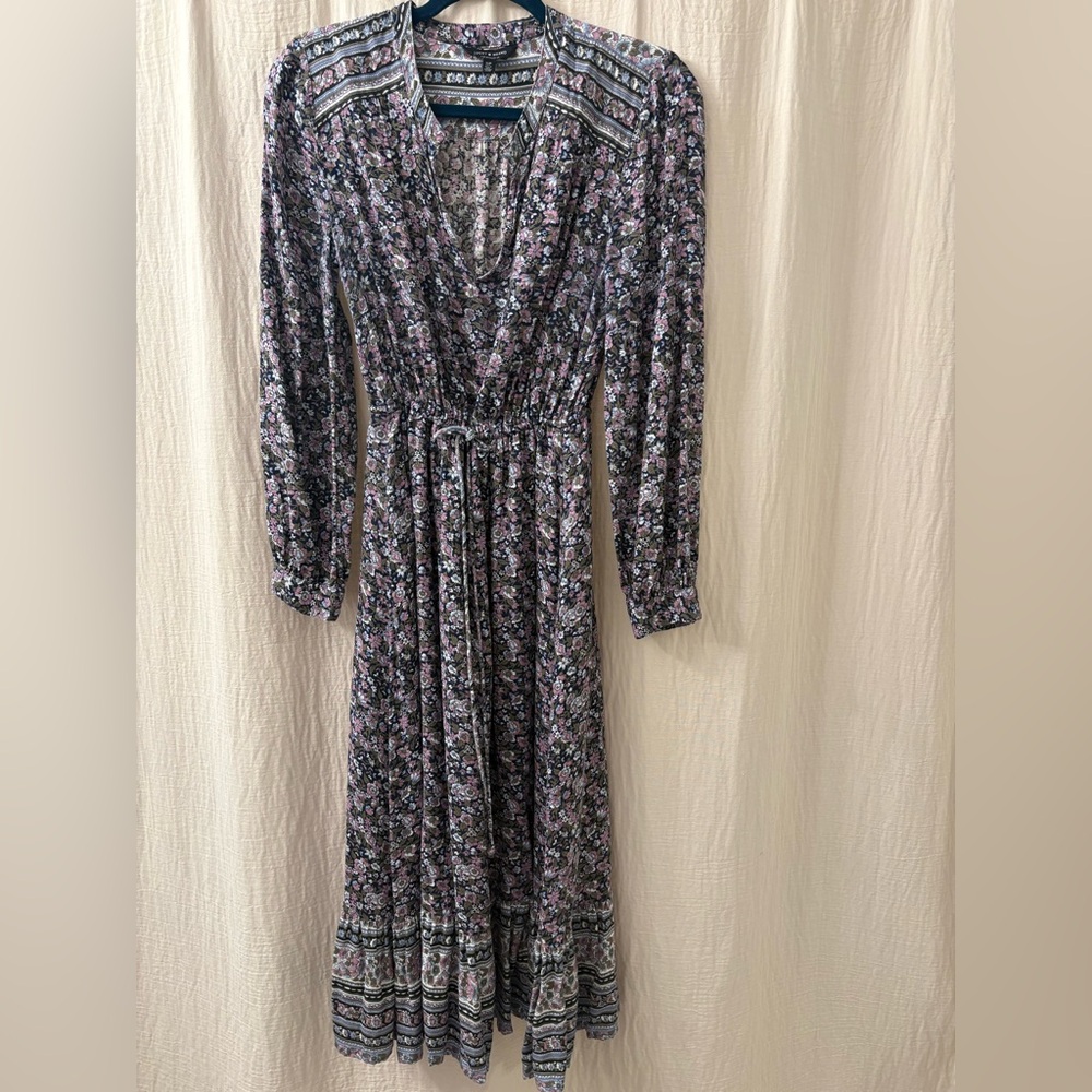 Lucky Brand Long Sleeve Flowy Dress